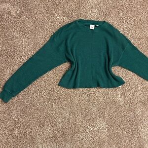 TNA Teal Crew Neck Sweater